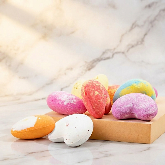 40g Heart Shape Essential Oil Spa Bath Bombs